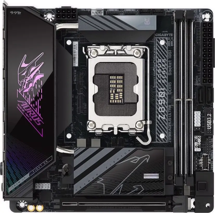 Montaje Placa Base Gigabyte Z890I AORUS ULTRA Gaming PC Alpedrete